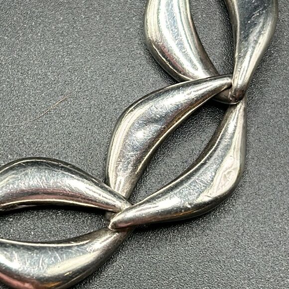 Vintage Arte D'Argento Elegant 925 Silver Bracelet - Picture 4 of 9